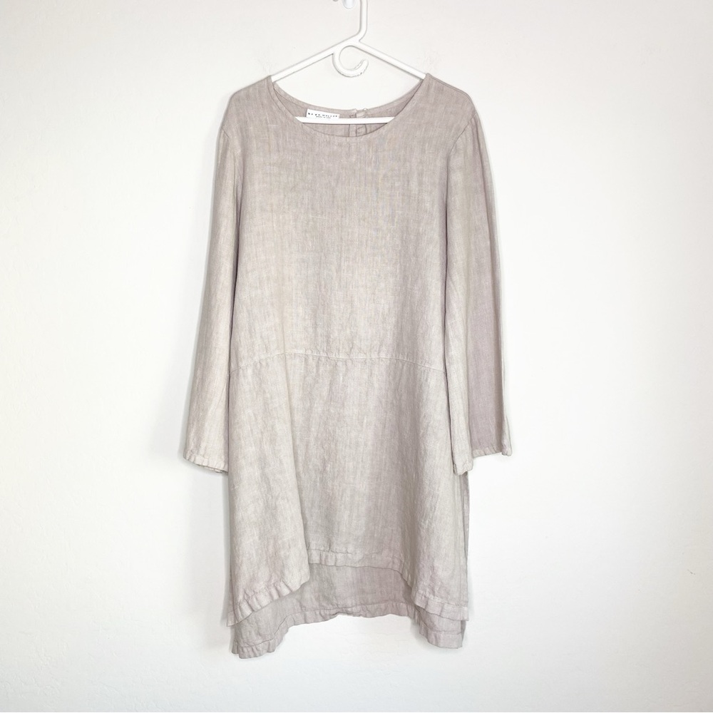 Bryn Walker Beige Linen Tunic Size M